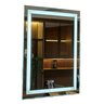 Espelho Decorativo de Luxo 60x80cm | Iluminado Led Frio 6000k | Touch Screen | Jateado | - 2