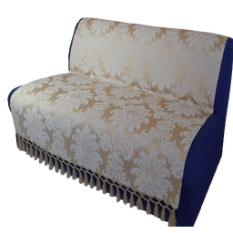 Capa manta sofá sala xalé dourada jacquard 0,90x1,80 - 3