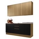 Ver imagem 3 de Cozinha Compacta 4 Peças com Tampo 200cm Slim Luciane Móveis