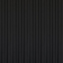 Painel Ripado Wpc Interno Wave Cor: Preto 1,45m X 16cm (0,21m²) Woopo - 2