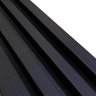 Painel Ripado Wpc Interno Wave Cor: Preto 1,45m X 16cm (0,21m²) Woopo - 4