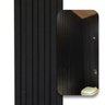 Painel Ripado Wpc Interno Wave Cor: Preto 1,45m X 16cm (0,21m²) Woopo - 1