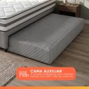 Ver imagem 3 de Bicama Box Solteiro King com Auxiliar e Colchão Molas Ensacadas Prisma 96x203x55cm Herval