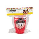 Ver imagem 6 de Jogo 2 Copos Plástico Mônica Vermelho 400ml Turma da Mônica