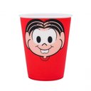 Ver imagem 1 de Jogo 2 Copos Plástico Mônica Vermelho 400ml Turma da Mônica