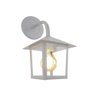 Arandela Blumenau Colonial Nina Quadrada Vidro Liso E27 Bivolt Branco - 1