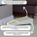 Ver imagem 3 de Arranhador de Gato Mdf Inclinado Sisal - Branco