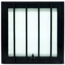 Ver imagem 1 de Janela Maxiar de Banheiro Esquadrias Brasil 35x35 Preto com Grade [f123]