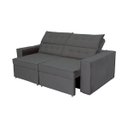 Ver imagem 1 de Sofá Austrália 3,00m 5 Lugares Retrátil e Reclinável D35 - Cinza