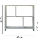 Ver imagem 4 de Mini Rack Estante Nicho Aparador Sala Quarto Escritório