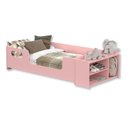 Ver imagem 6 de Mini Cama Infantil Montessoriana Aconchego com Nicho e Colchão Rosa