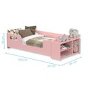 Ver imagem 7 de Mini Cama Infantil Montessoriana Aconchego com Nicho e Colchão:rosa
