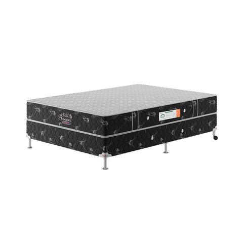 Cama Box Casal Bio Green Spubio Incofal Preto 138x188x54cm