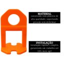Ver imagem 3 de Nivelador para Piso Laranja 3mm para Pisos Azulejos e Pedras Pacote com 100 Unidades | Atlas
