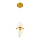 Ver imagem 3 de Lustre Pendente Nordecor Miza Oli 2954 Ouro Brilho Led Bivolt