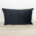 Ver imagem 3 de Capa de Almofada Retangular Suede:preto