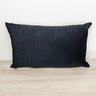 Capa de Almofada Retangular Suede:preto - 2