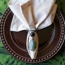 Ver imagem 3 de Kit Jogo Americano 8 Lugares Mesa Posta Verde Musgo 52x36cm