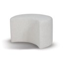 Ver imagem 4 de Puff para Sala de Estar 40cm X 50cm Linho Branco