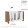 Quarto de Bebê Aconchego Completo III - Branco/Nogal - 2