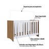 Quarto de Bebê Aconchego Completo III - Branco/Nogal - 4