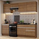 Ver imagem 1 de Armário de Cozinha Completa 240cm Rustic Glamy Madesa 08