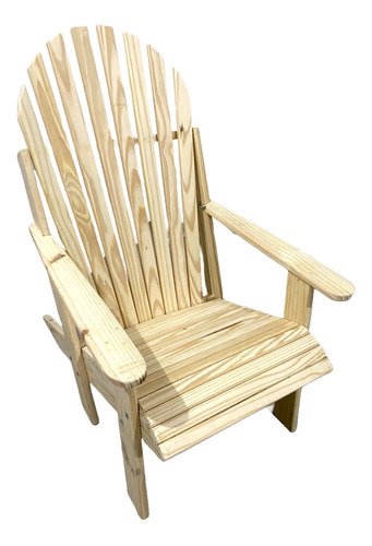Cadeira Pavao Adirondack Pinus com Stain Osmocolor e Verniz - Stain Incolor - Natural - 1