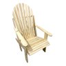 Cadeira Pavao Adirondack Pinus com Stain Osmocolor e Verniz - Stain Incolor - Natural - 1