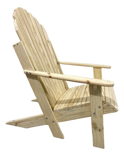 Cadeira Pavao Adirondack Pinus com Stain Osmocolor e Verniz - Stain Incolor - Natural - 5