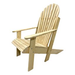 Cadeira Pavao Adirondack Pinus com Stain Osmocolor e Verniz - Stain Incolor - Natural - 4