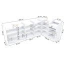 Ver imagem 4 de BALCÃO EXTRA COM CAIXA EM L OU RETO M265.B MUNDI MOVEIS