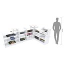 Ver imagem 3 de BALCÃO EXTRA COM CAIXA EM L OU RETO M265.B MUNDI MOVEIS