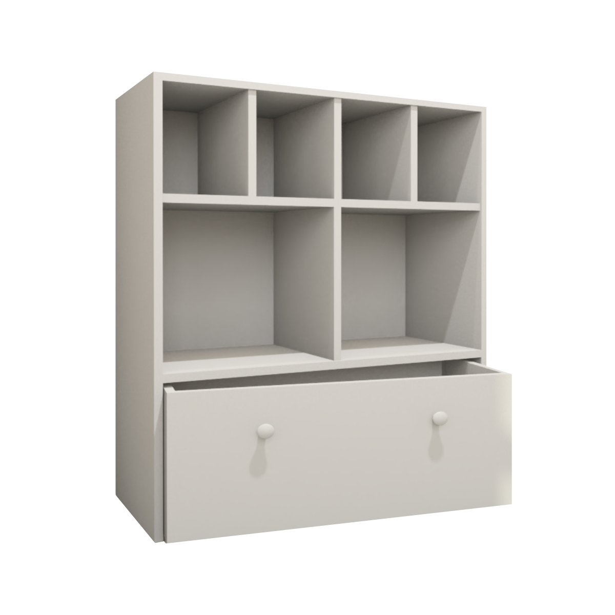 Estante Nicho Organizador de Brinquedos Infantil em Mdf Plancasa:branco Tx - 5