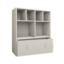 Ver imagem 5 de Estante Nicho Organizador de Brinquedos Infantil em Mdf Plancasa:branco Tx