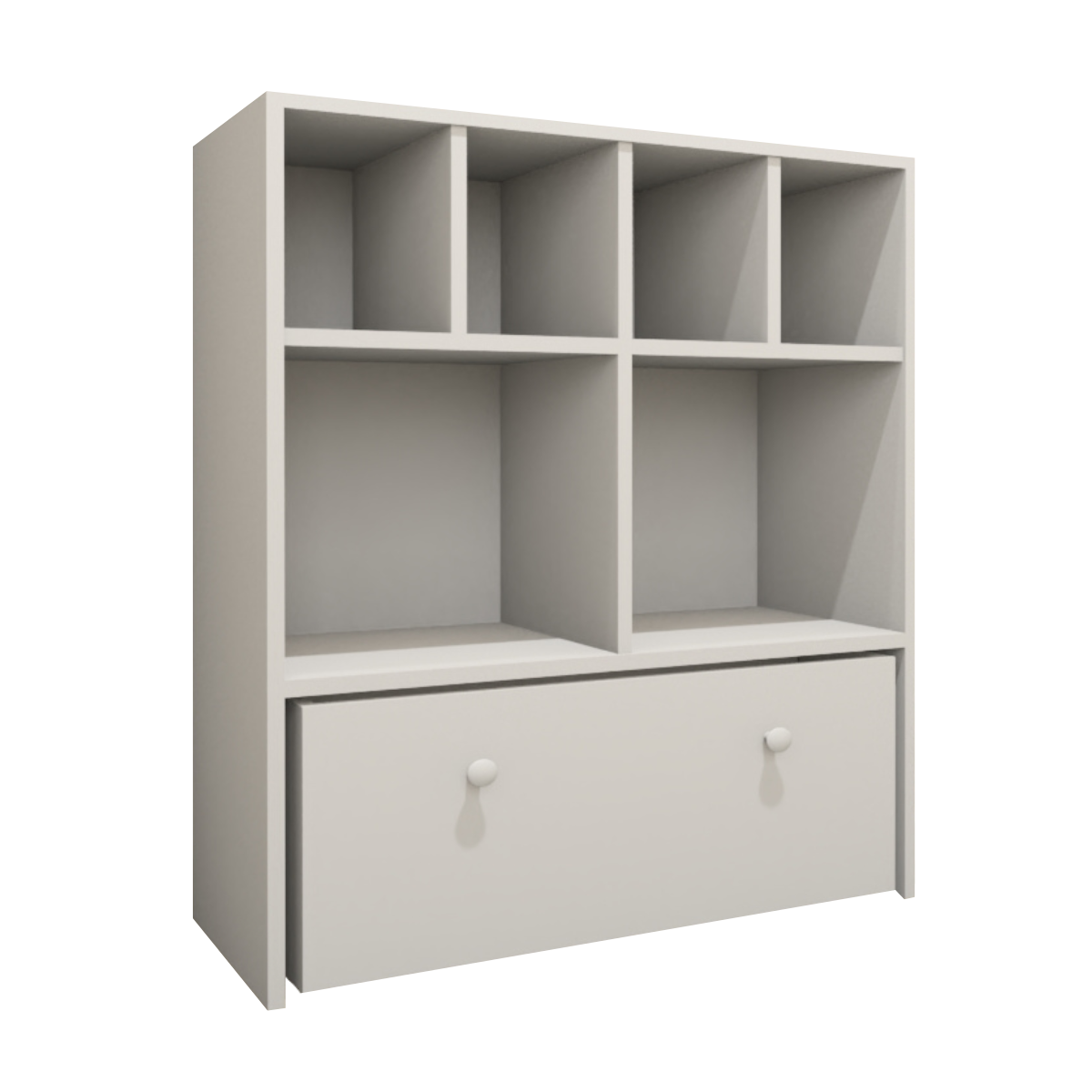 Estante Nicho Organizador de Brinquedos Infantil em Mdf Plancasa:branco Tx - 3