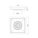 Ver imagem 6 de Ralo Sm Quadrata Oculto 15x15 c/ Base ABS - Rpi 15