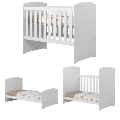 Berço Americano 3 em 1 para Colchão 70x130cm com Grade