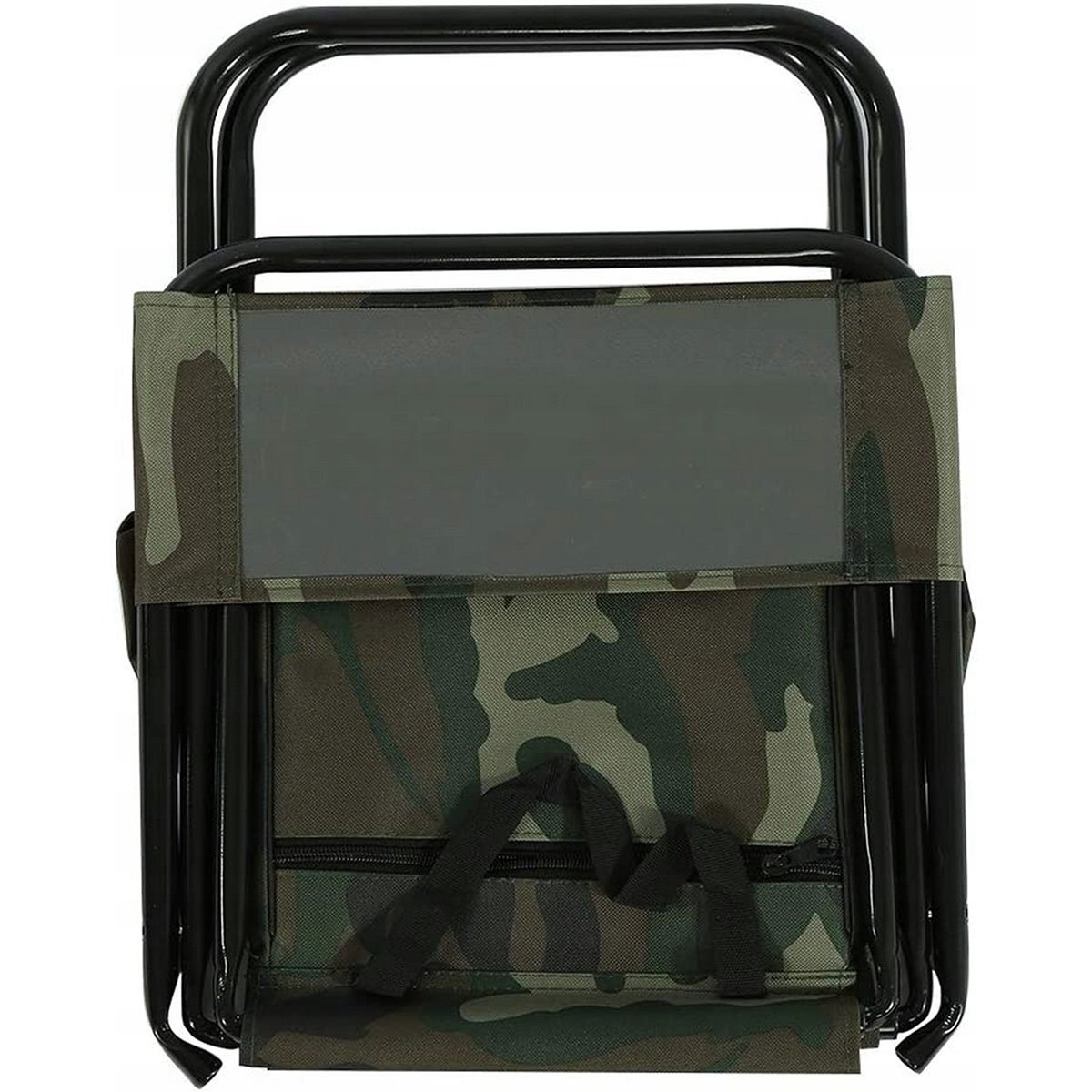 Cadeira Bolsa 2 Em 1 Portatil Camuflada Multiuso Pesca Acampamento Fila Camping Piquenique Praia Ar  - 6