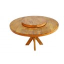 Ver imagem 4 de Mesa Redonda Michigan 140cm marchetada Madeira Peroba Rosa
