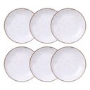 Ver imagem 1 de Jogo de Pratos Fundo 6 Peças Rústico 22 Cm Porcelana Decorada Tramontina