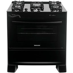Fogão de Piso Fgvng510pt Neo Glass com 5 Bocas Suggar - 1