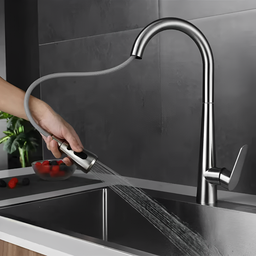 Torneira Cozinha Monocomando Gourmet Flexivel Aço Inox Cor Cromado Hidrauarte - Hmg01c - 6