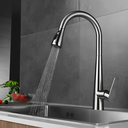 Ver imagem 4 de Torneira Cozinha Monocomando Gourmet Flexivel Aço Inox Cor Cromado Hidrauarte - Hmg01c