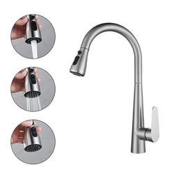 Torneira Cozinha Monocomando Gourmet Flexivel Aço Inox Cor Cromado Hidrauarte - Hmg01c - 2