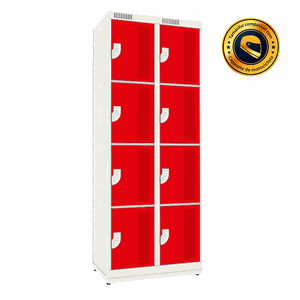 Armário de Aço 8 Portas - Nk 2334 Compatível com Capacete
