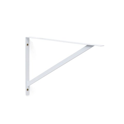 Suporte Mão Francesa para Prateleira 30 cm Branco