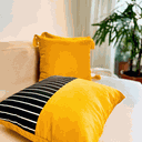 Ver imagem 1 de Capa de Almofada Quadrada em Veludo Almofadas Estilo