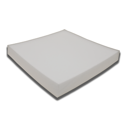 Espuma sob Medida D33- Assento Cadeira Sofá - 50x50x5 -firme:chumbo/branco - 1
