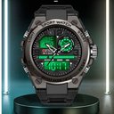 Ver imagem 2 de Relógio Digital Estilo G Masculino Esportivo Militar Verde