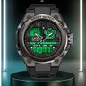 Relógio Digital Estilo G Masculino Esportivo Militar Verde - 2